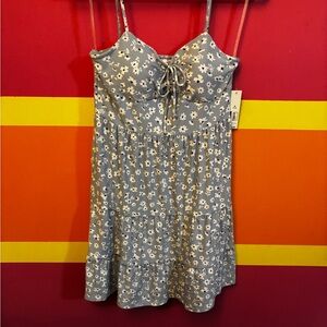 No Boundaries Blue Floral dress